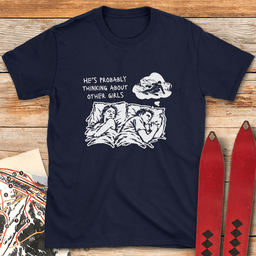 Cheating With Snow T Shirt Gift For Skier
