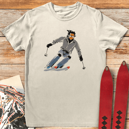 Coming In Hot T Shirt Gift For Skier
