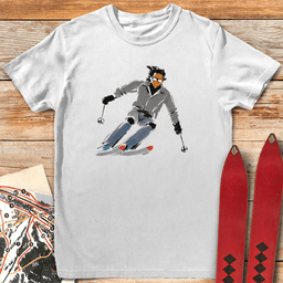 Coming In Hot T Shirt Gift For Skier
