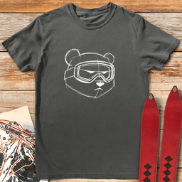 Send IT Bear T Shirt Gift For Skier
