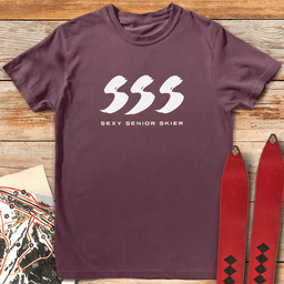 Sexy Senior Skier T Shirt Gift For Skier