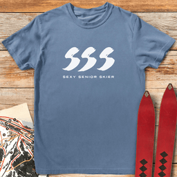 Sexy Senior Skier T Shirt Gift For Skier