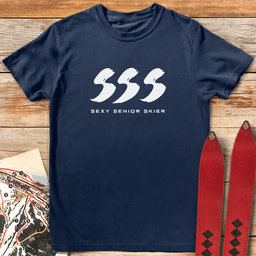 Sexy Senior Skier T Shirt Gift For Skier