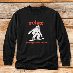 Relax Snowboard T Shirt Gift For Snowboarder