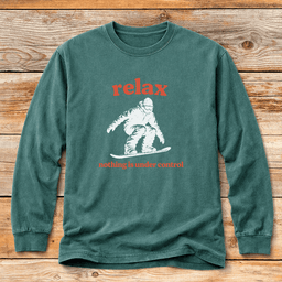 Relax Snowboard T Shirt Gift For Snowboarder