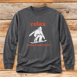 Relax Snowboard T Shirt Gift For Snowboarder