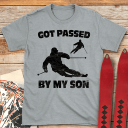 Passed By My Son T Shirt Gift For Skier
