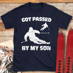Passed By My Son T Shirt Gift For Skier