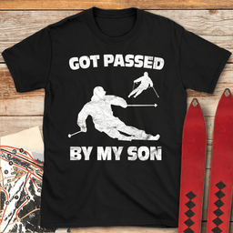 Passed By My Son T Shirt Gift For Skier