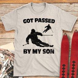 Passed By My Son T Shirt Gift For Skier