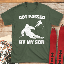 Passed By My Son T Shirt Gift For Skier