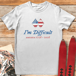Im Difficult 250 T Shirt Gift For Skier