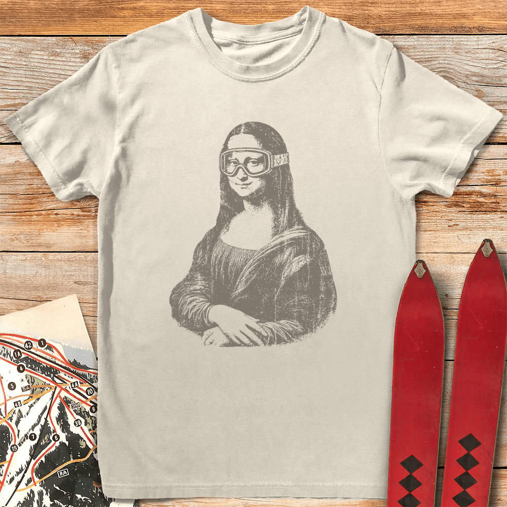 Mona Shreds T Shirt Gift For Skier
