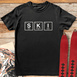 Periodic Ski Table T Shirt Gift For Skier