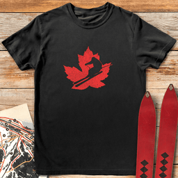 Maple Skier T Shirt Gift For Skier