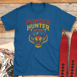 Powder Hunter T Shirt Gift For Skier
