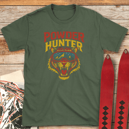 Powder Hunter T Shirt Gift For Skier