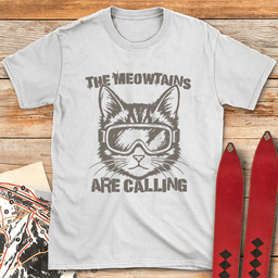 Meowtain Call Grunge T Shirt Gift For Skier