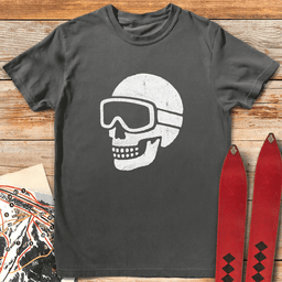 Dead Ski Grin T Shirt Gift For Skier
