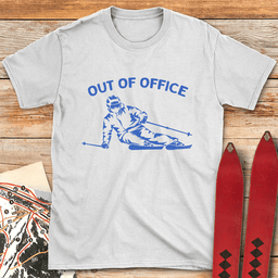 Out Of Office Ski Carve T Shirt Gift For Skier