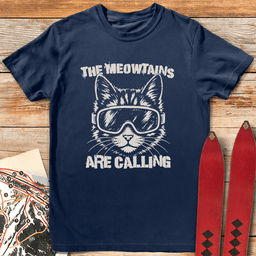 Meowtain Call Grunge T Shirt Gift For Skier
