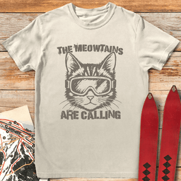 Meowtain Call Grunge T Shirt Gift For Skier