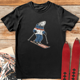 Fish Out Of Water T Shirt Gift For Skier
