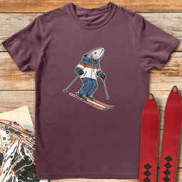 Fish Out Of Water T Shirt Gift For Skier