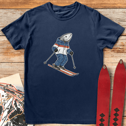 Fish Out Of Water T Shirt Gift For Skier