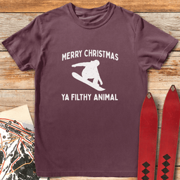 Filthy Animal Snowboard T Shirt Gift For Snowboarder