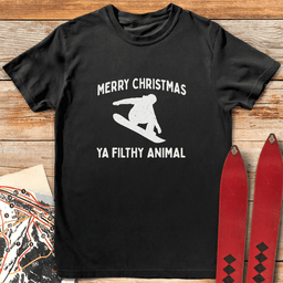 Filthy Animal Snowboard T Shirt Gift For Snowboarder
