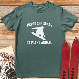 Filthy Animal Snowboard T Shirt Gift For Snowboarder