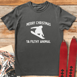 Filthy Animal Snowboard T Shirt Gift For Snowboarder