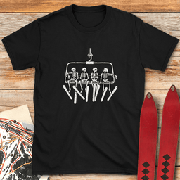 Dead Shred Crew T Shirt Gift For Skier