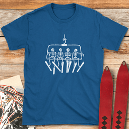 Dead Shred Crew T Shirt Gift For Skier