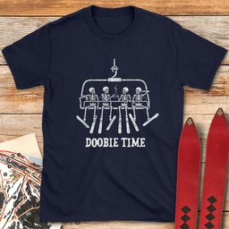 Doobie Time T Shirt Gift For Skier