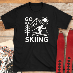 Go Skiing T Shirt Gift For Skier