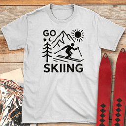 Go Skiing T Shirt Gift For Skier
