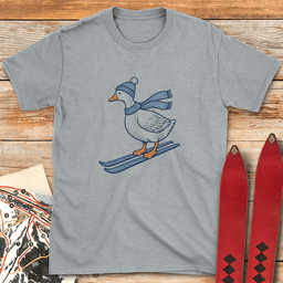 Goose Ski T Shirt Gift For Skier