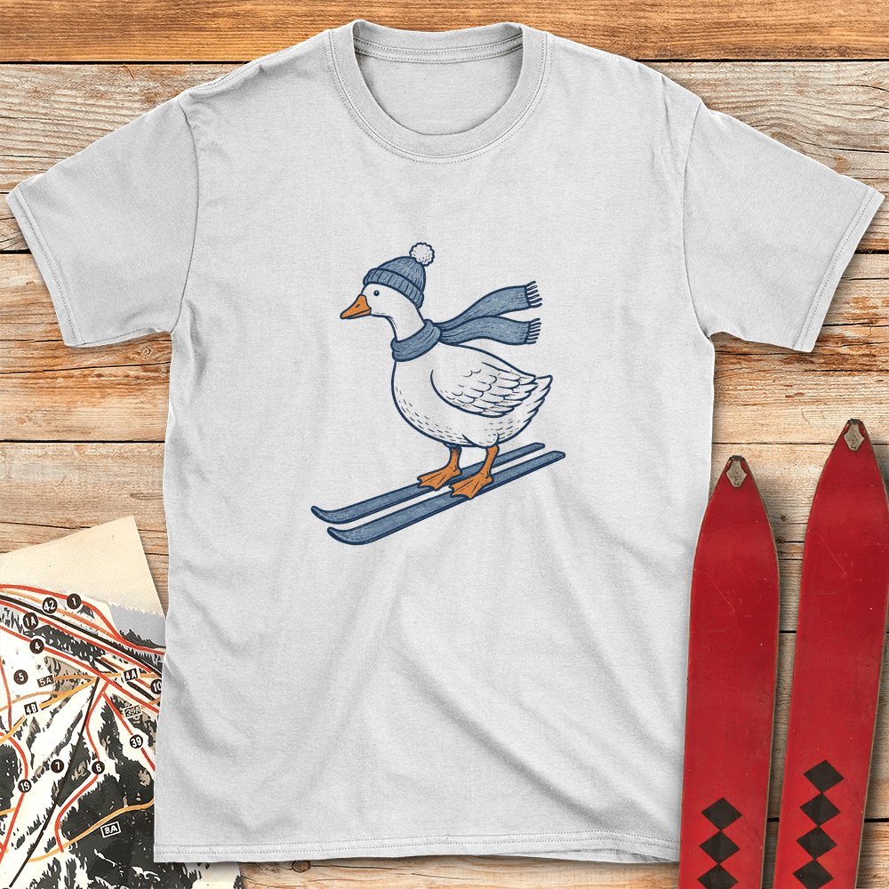 Goose Ski T Shirt Gift For Skier