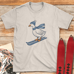 Goose Ski T Shirt Gift For Skier
