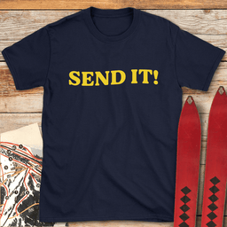 Send IT T Shirt Gift For Skier