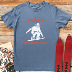 Relax Snowboard T Shirt Gift For Snowboarder