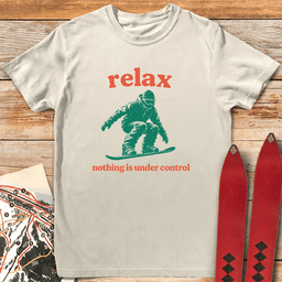 Relax Snowboard T Shirt Gift For Snowboarder
