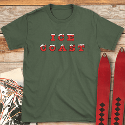 Ice Coast T Shirt Gift For Skier