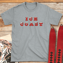 Ice Coast T Shirt Gift For Skier
