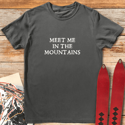 Meet Me There T Shirt Gift For Skier
