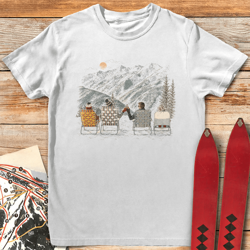 Golden Hour Apre S T Shirt Gift For Skier