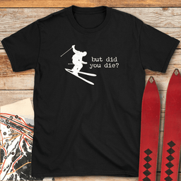 Did You Die Ski T Shirt Gift For Skier