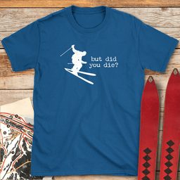 Did You Die Ski T Shirt Gift For Skier